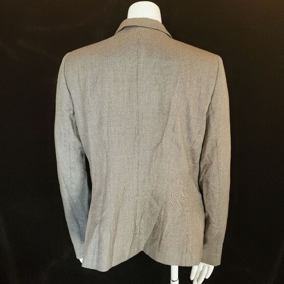 Lafayette 148 New York Brown Blazer (8) - Picture 4 of 5